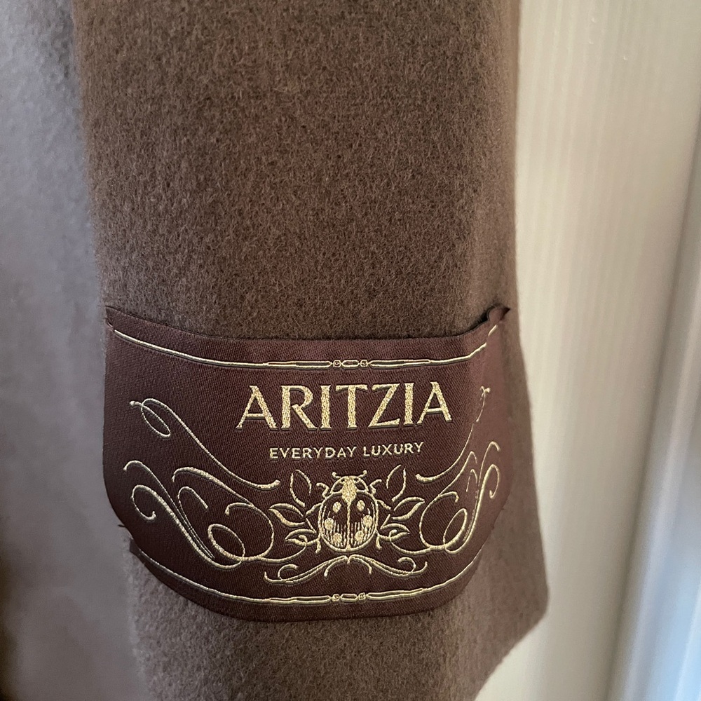 Aritzia brown pea coat - Picture 8 of 16